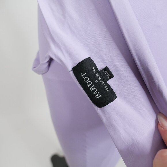 Bardot | Venus Midi Dress Lilac Twist Front Cut-Out bodycon slip xs - Picture 7 of 7